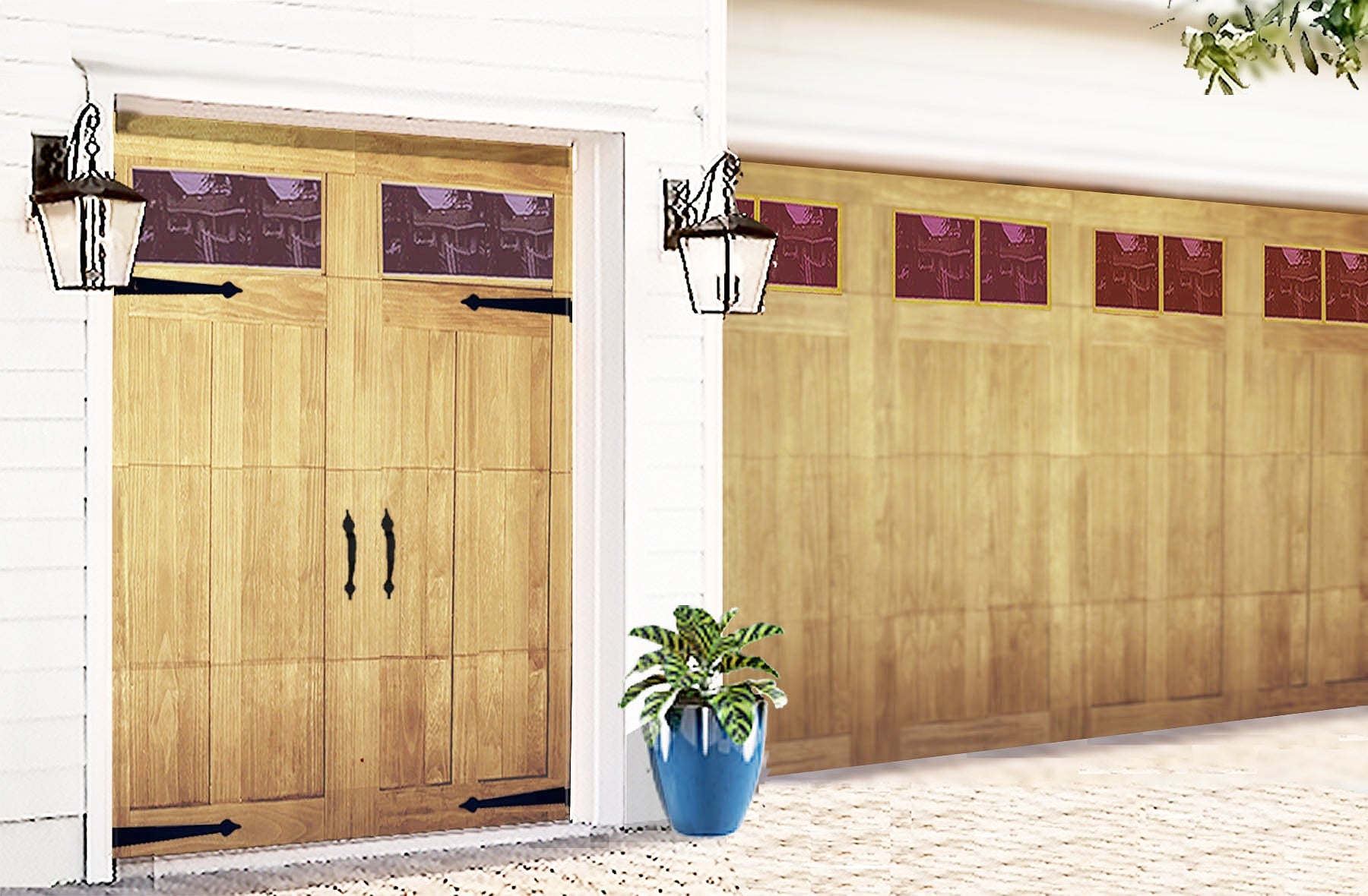 Golf Car Doors - Bali Teak