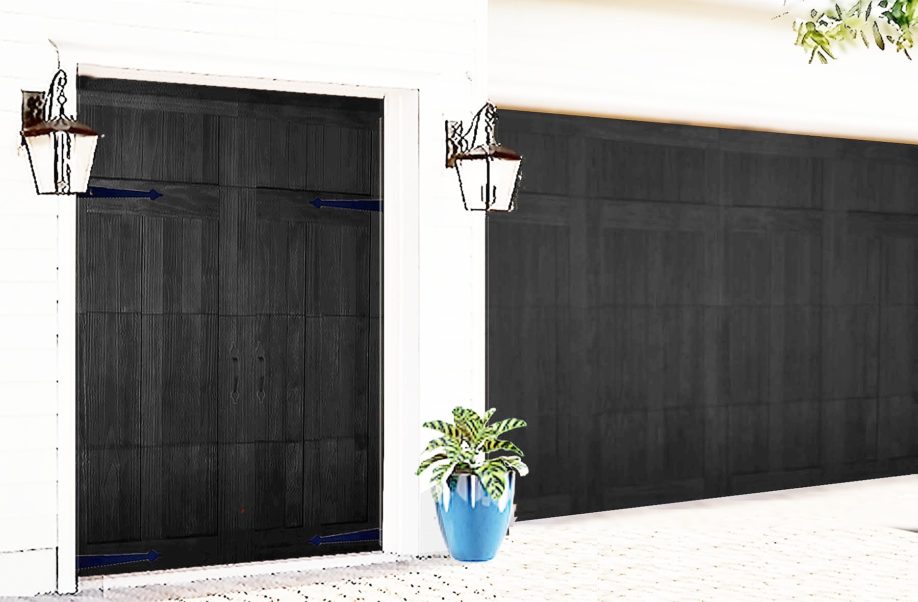 Golf Car Doors - Charcoal Black