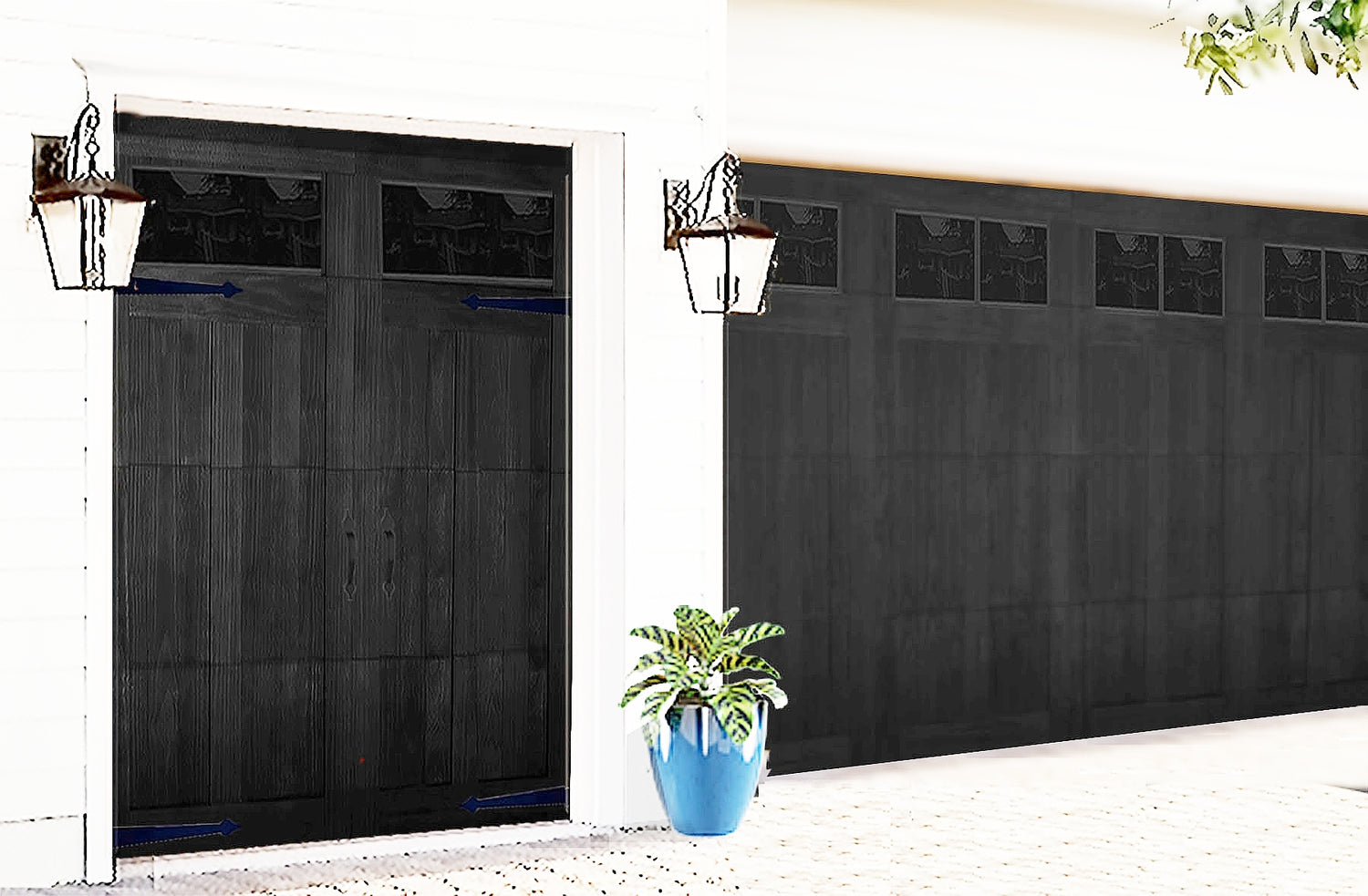 Golf Car Doors - Charcoal Black