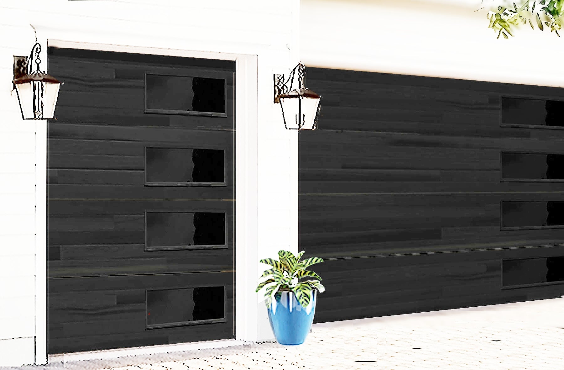 Golf Car Doors - Charcoal Black