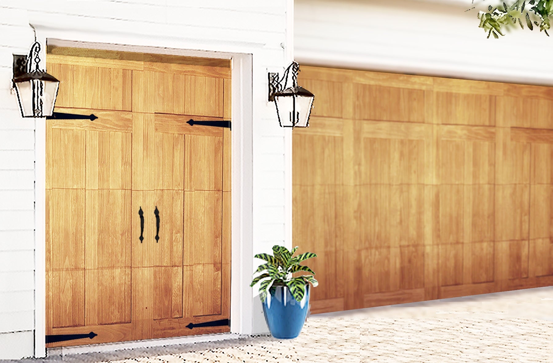 Golf Car Doors - Western Cedar