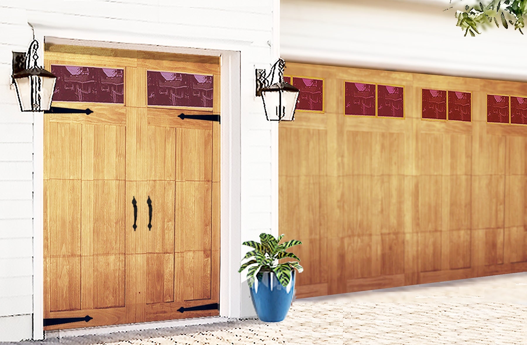 Golf Car Doors - Western Cedar