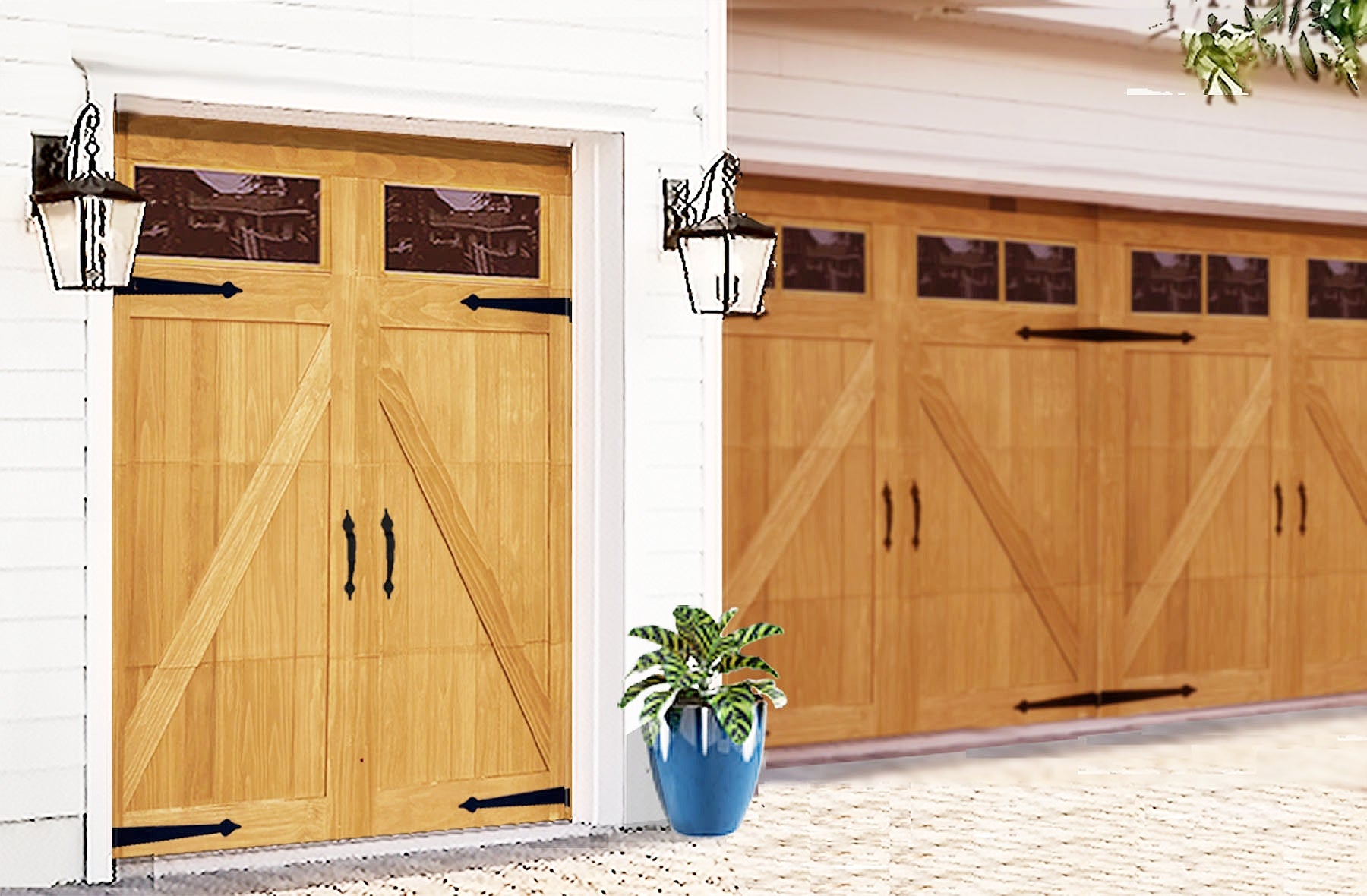 Golf Car Doors - Western Cedar