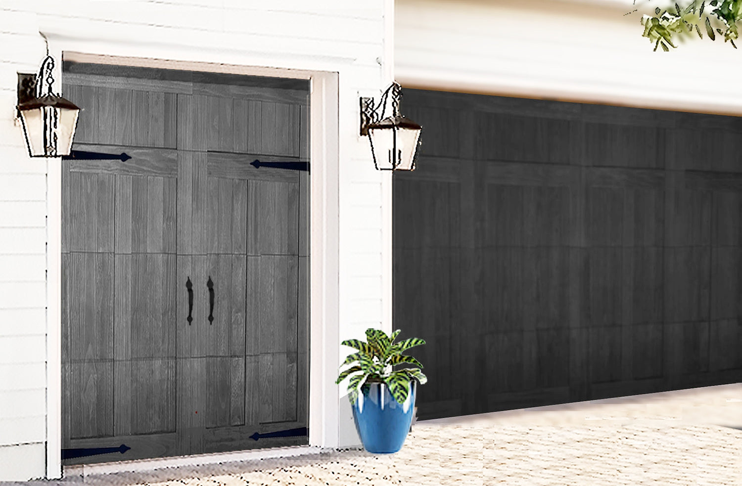 Golf Car Doors - Barnwood Gray