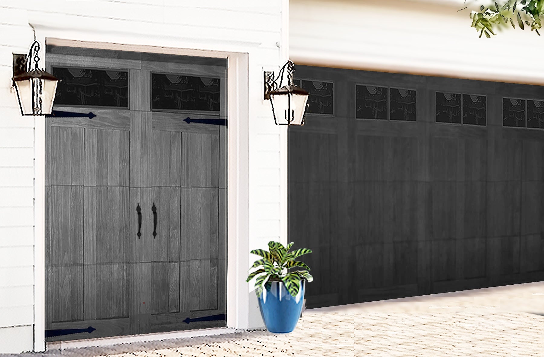 Golf Car Doors - Barnwood Gray