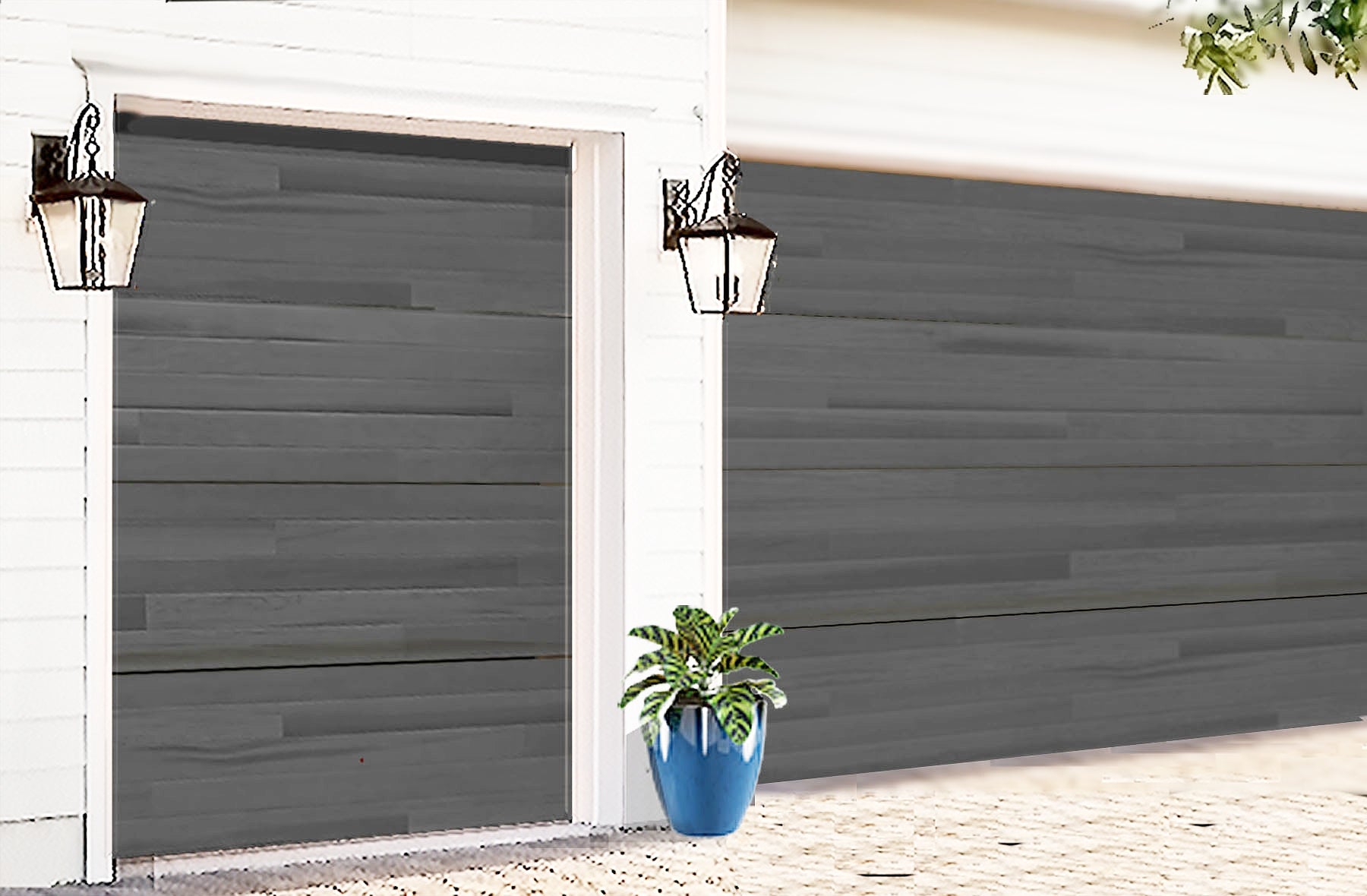 Golf Car Doors - Barnwood Gray