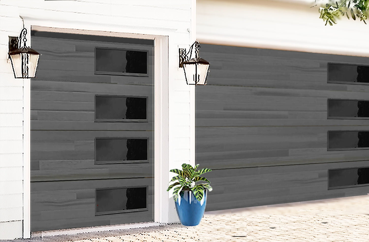 Golf Car Doors - Barnwood Gray