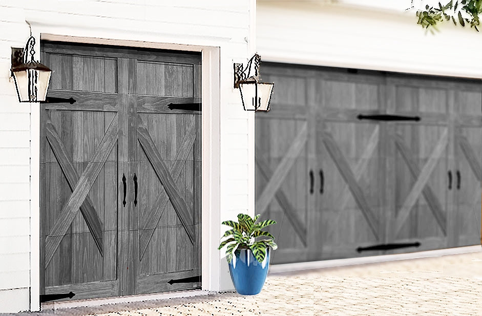 Golf Car Doors - Barnwood Gray