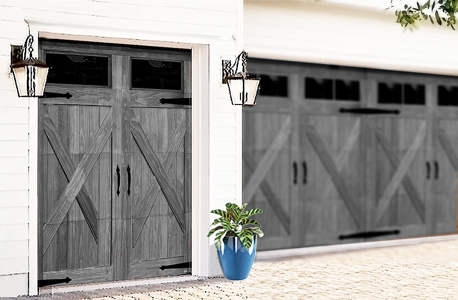 Golf Car Doors - Barnwood Gray