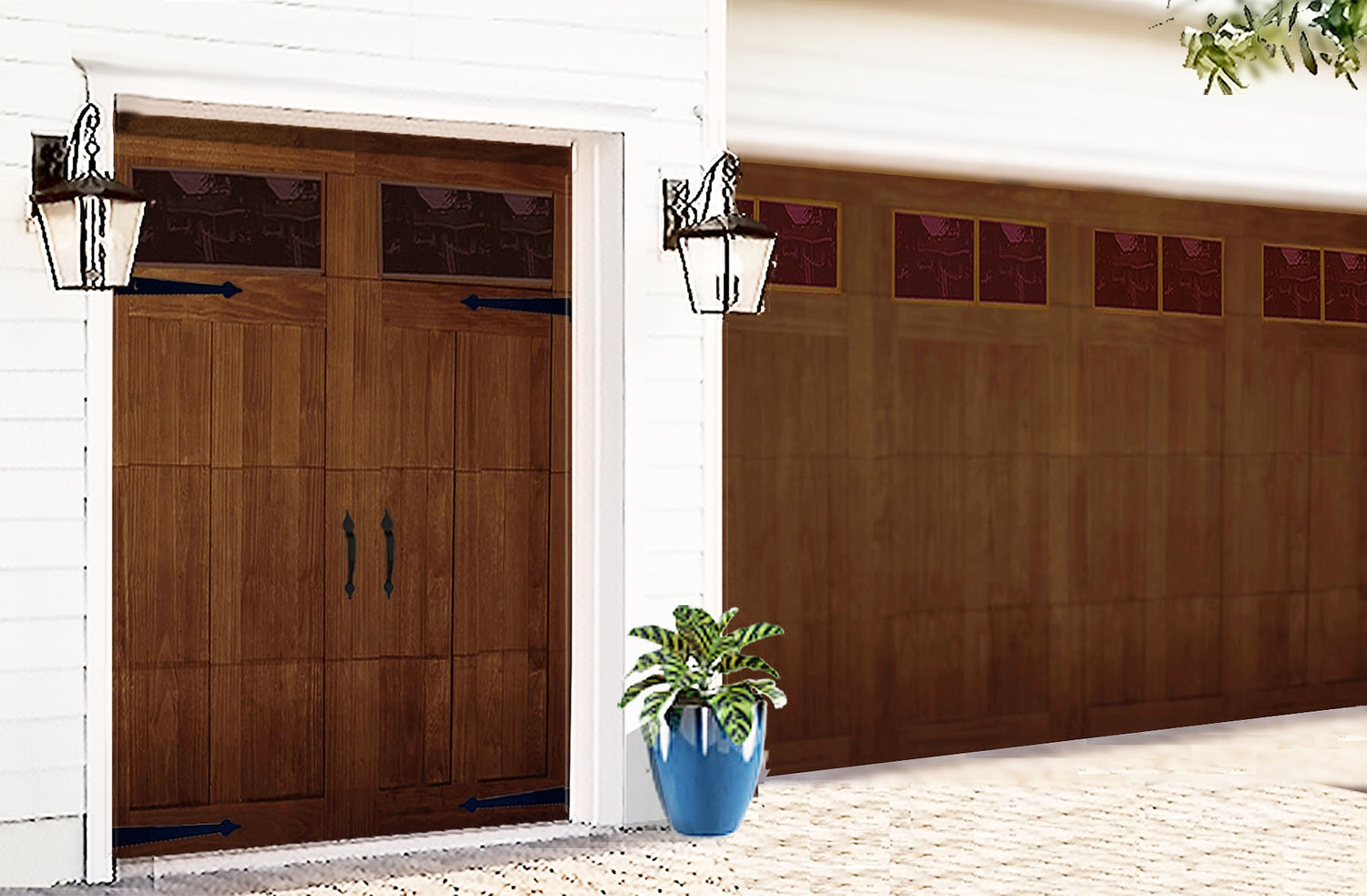 Golf Car Doors - Brazilian Mahogany