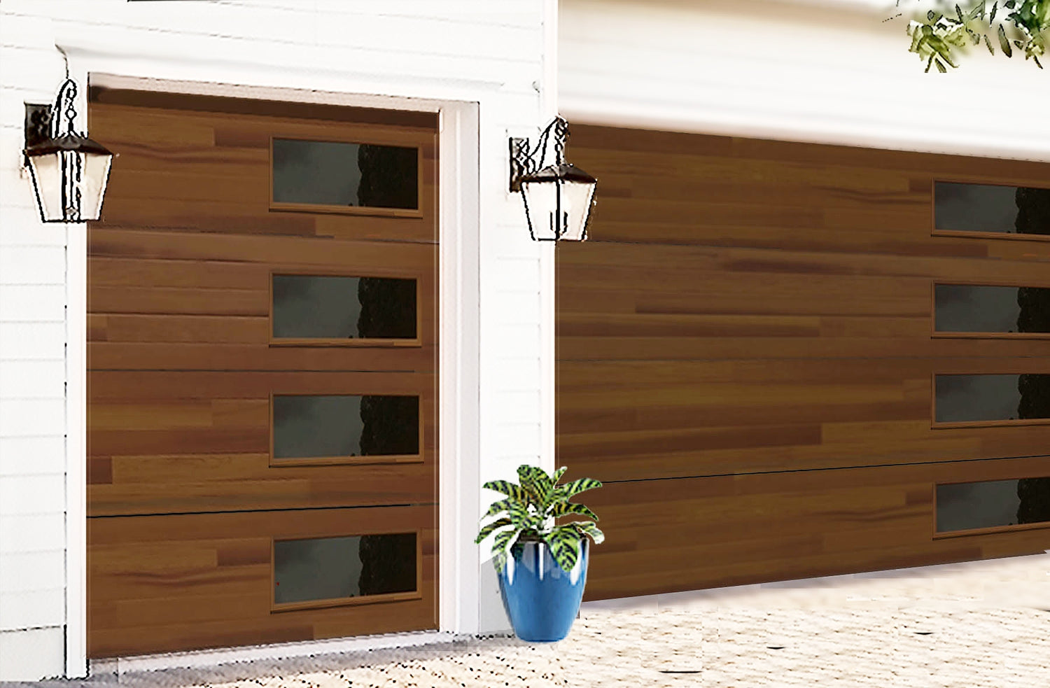 Golf Car Doors - Brazilian Mahogany