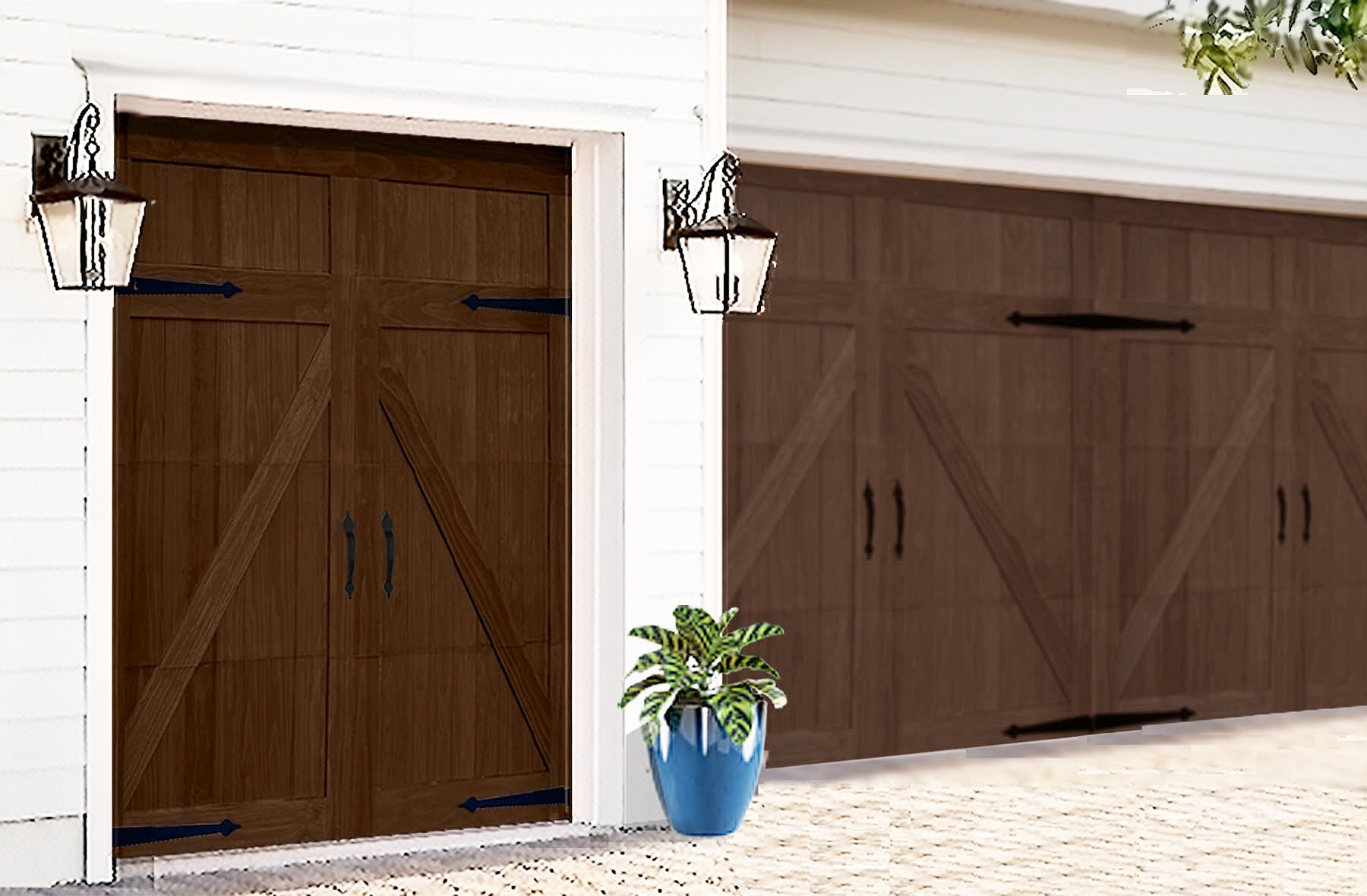 Golf Car Doors - Brazilian Mahogany