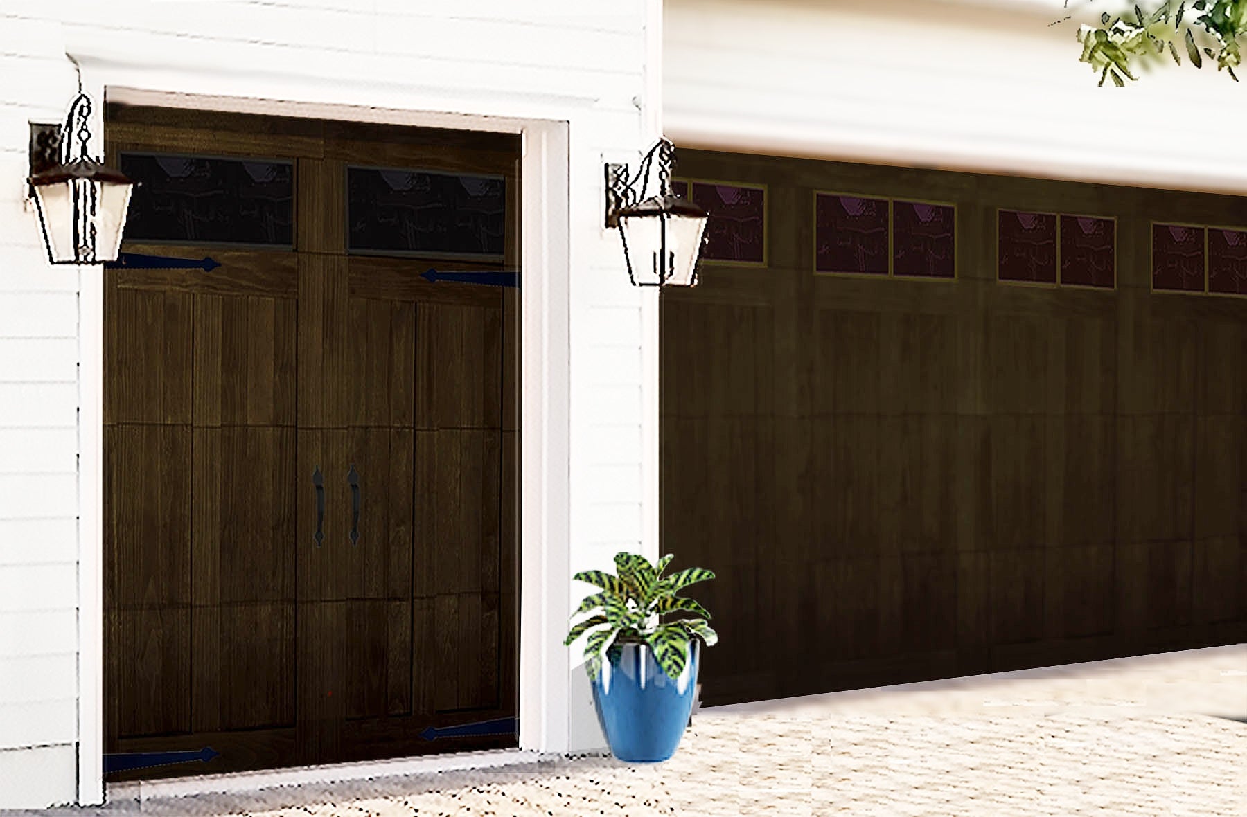 Golf Car Doors - Tennessee Walnut